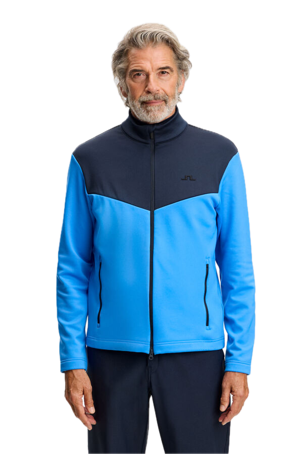 Maclean Zip Mid Layer Herren Sonic Blue