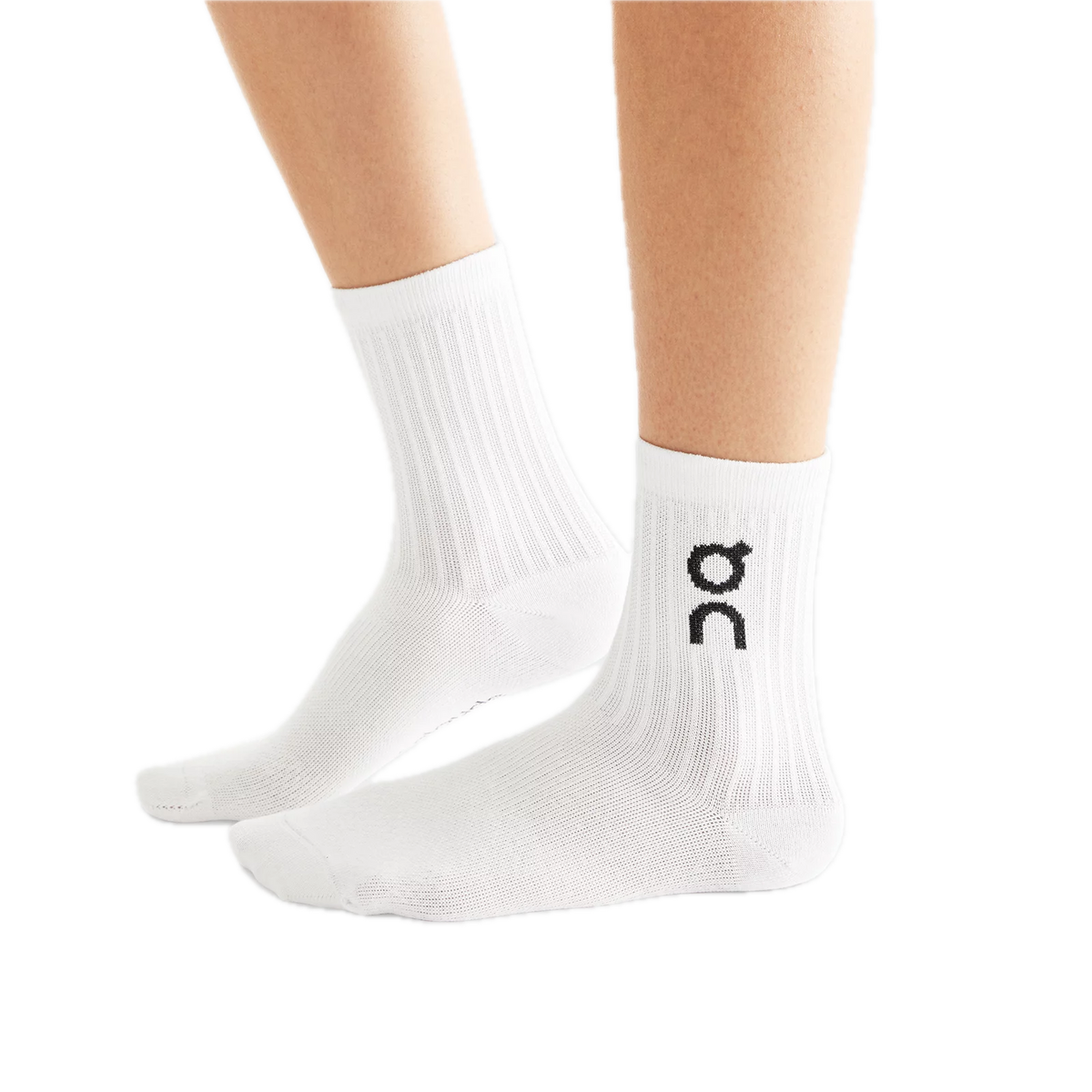 Lot de 3 paires de chaussettes à logo blanches