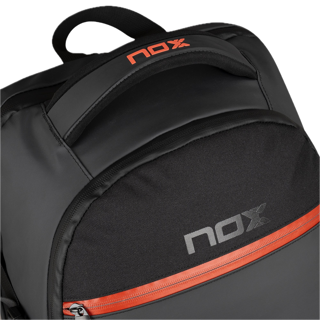 Luxury Open Backpack Black/Red