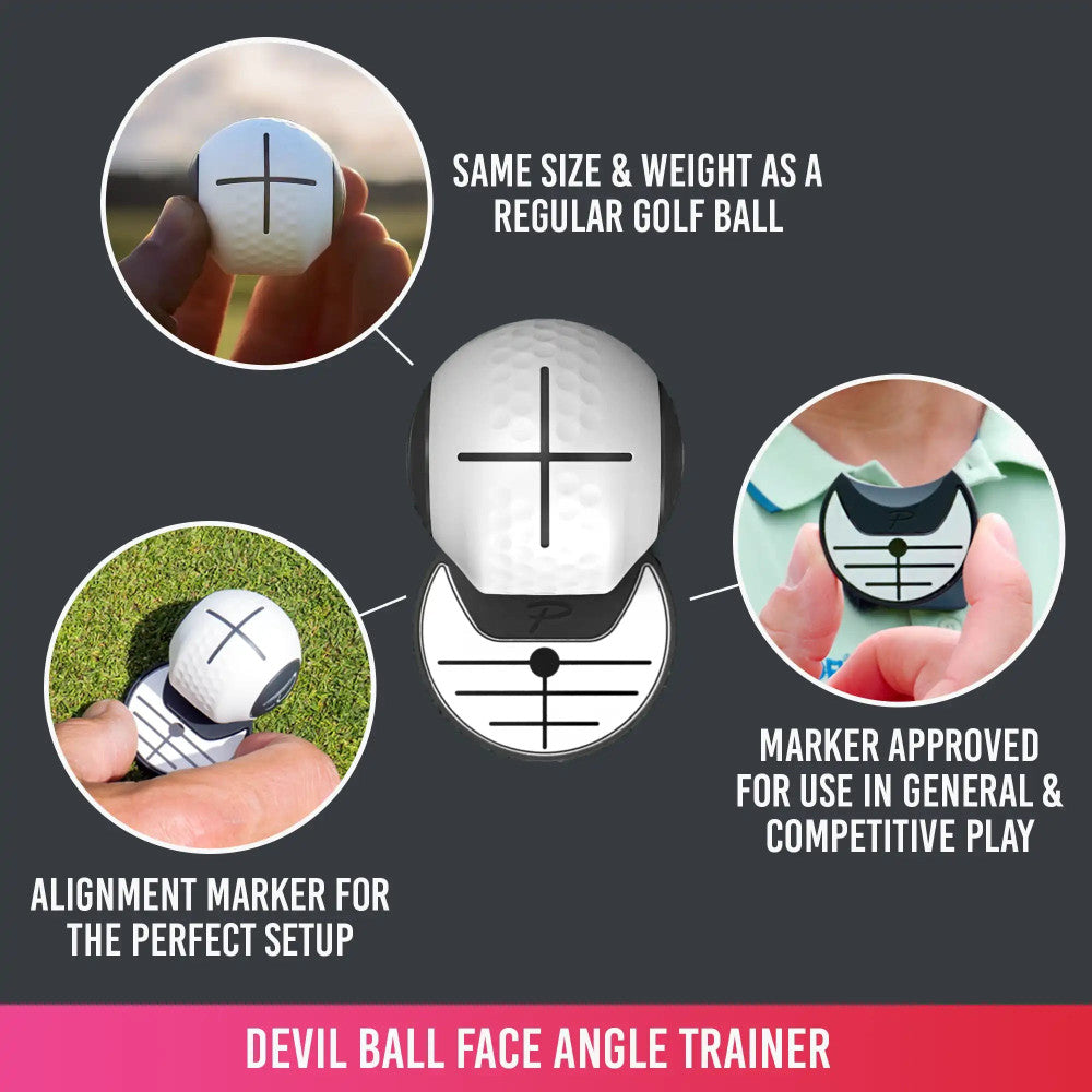 Balles d’entraînement au putting Devil Ball lot de 2