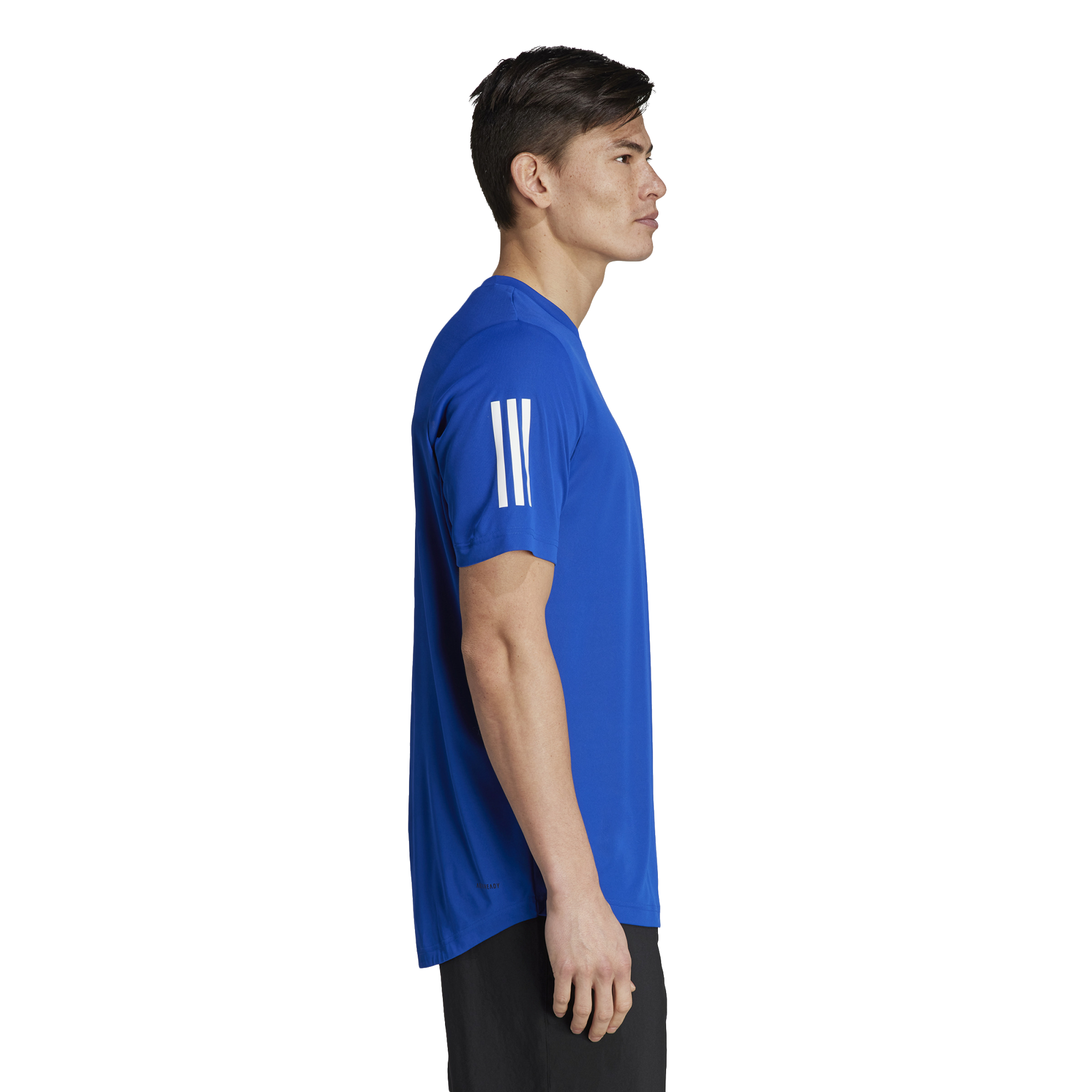 Club 3-Streifen Tennis T-Shirt Royal