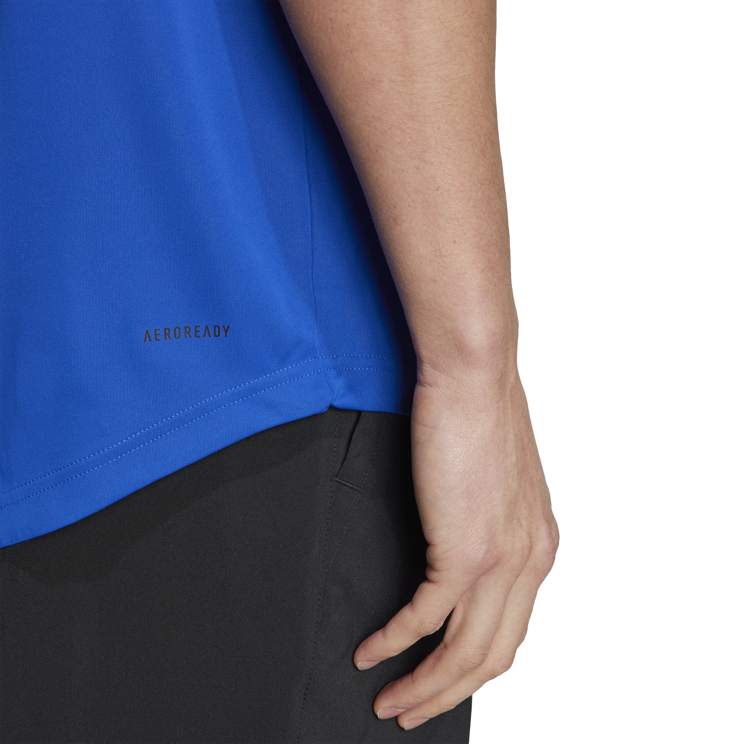 Club 3-Streifen Tennis T-Shirt Royal