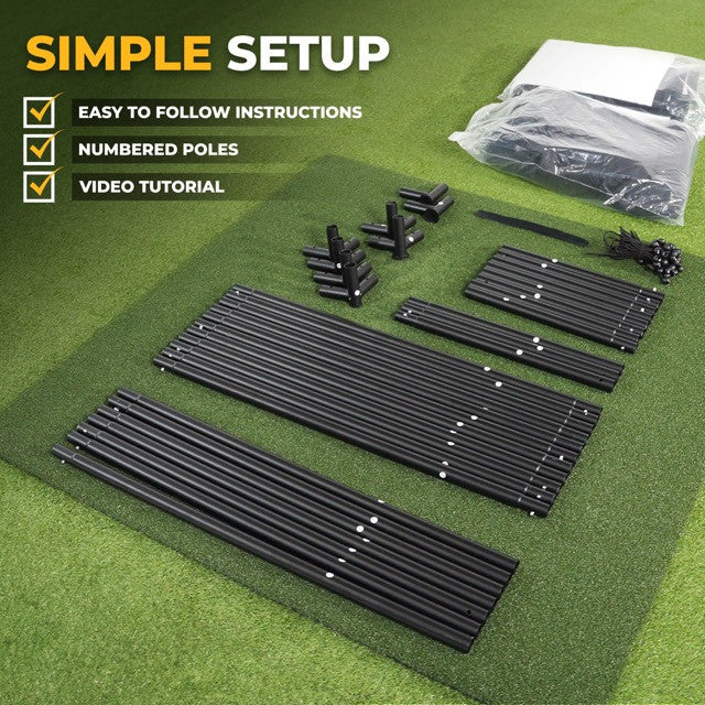 Golfsimulator Enclosure 4 x 3 x 3 m