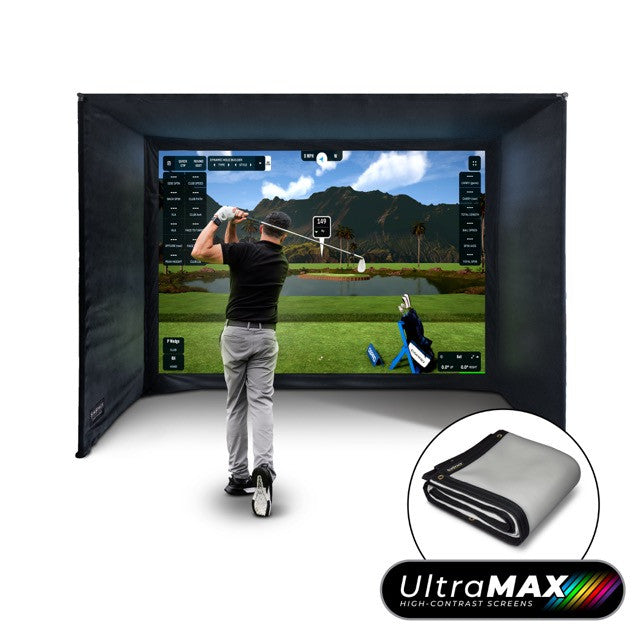 Golf Simulator Enclosure UltraMAX Grey 3.6 x 2.5 x 1.5 m