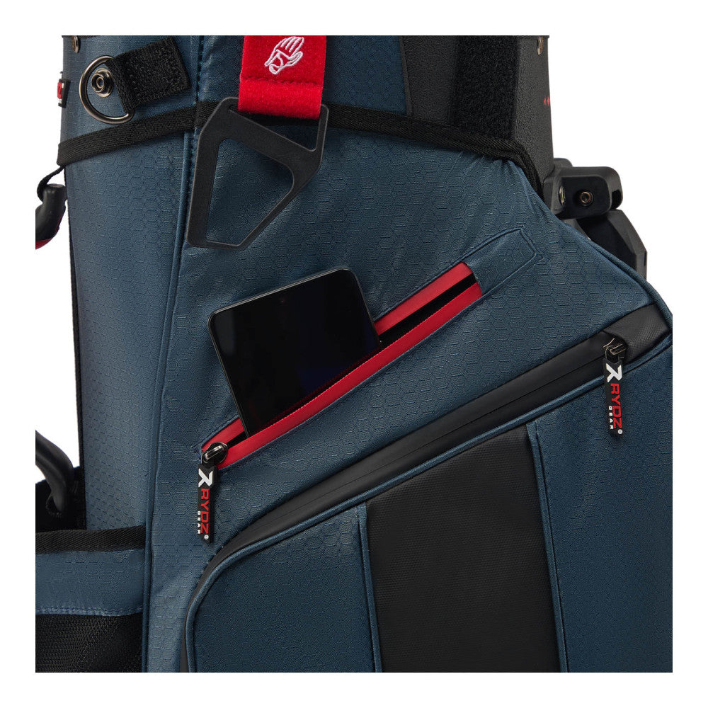 Jetpack 14 Way Water-Resistant Stand Bag Navy/Black/Red