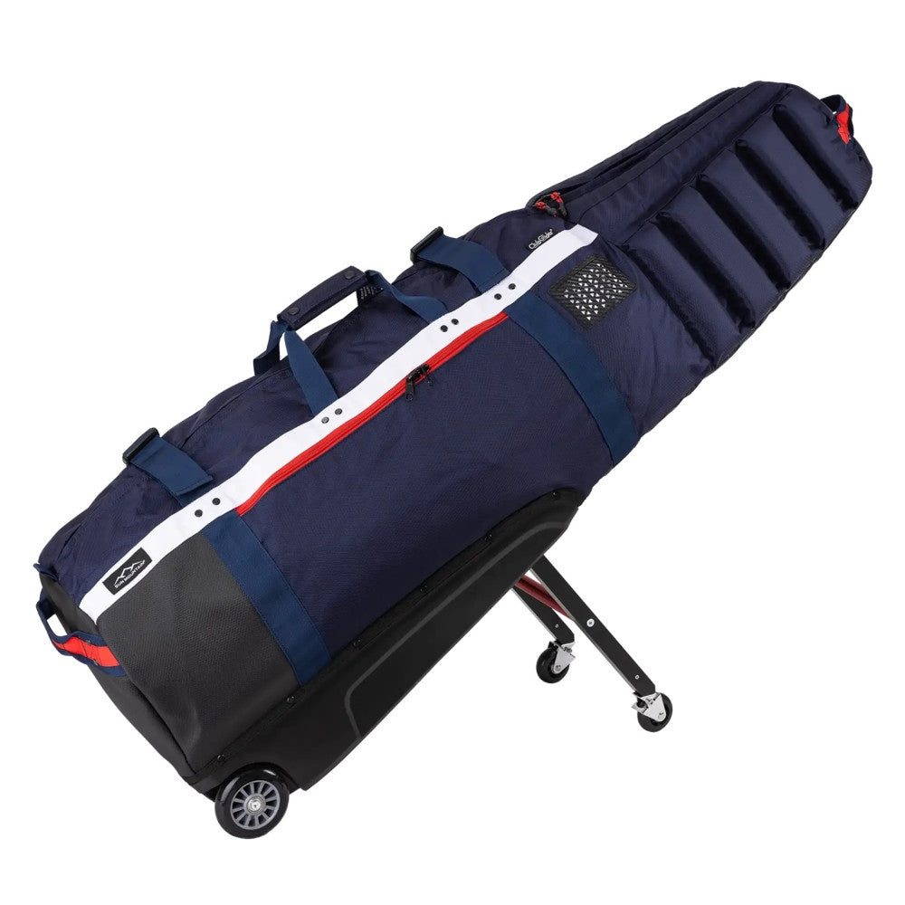 Glider Meridian Reisetasche mit Rollen Navy/Weiss/Rot