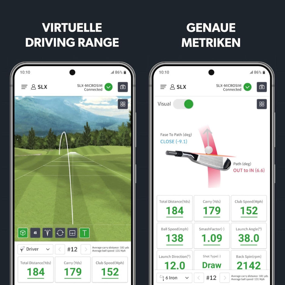 SLX Hybrid Mini Launch Monitor mit GPS