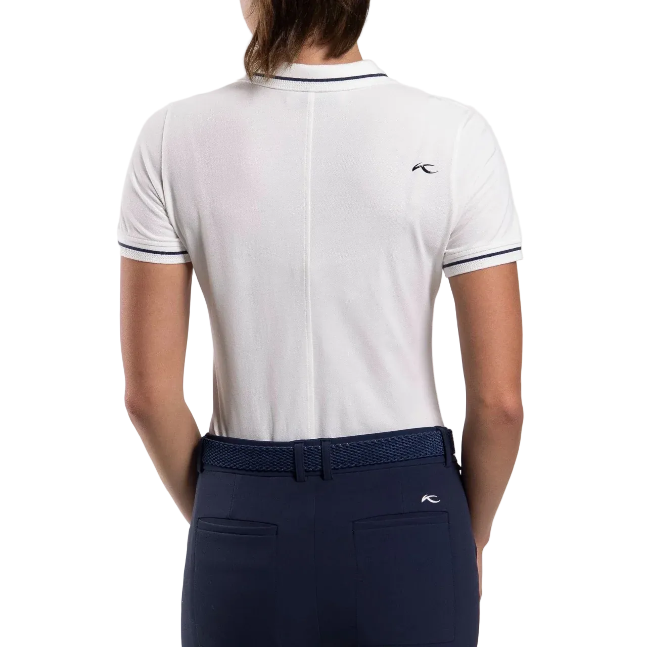 Polo Sanna 2.0 Femme Blanc/Bleu Atlanta