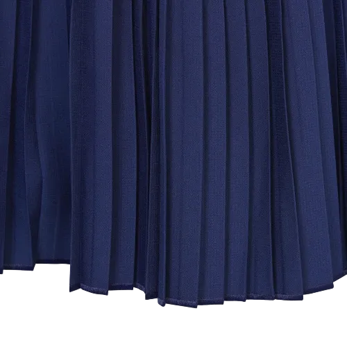 Girls' Club Pleat Skirt Navy