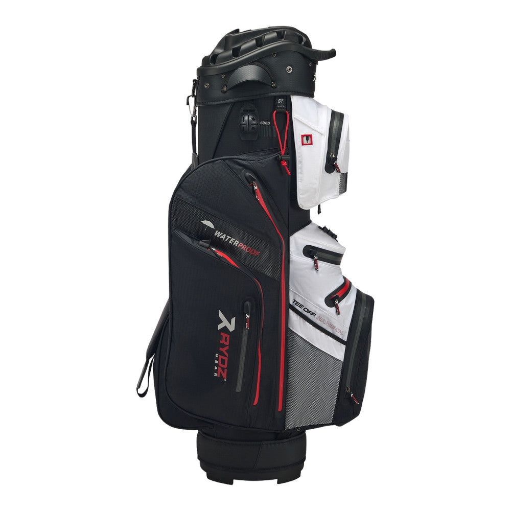 Navigator QO14 Waterproof Cartbag Schwarz/Weiss/Rot