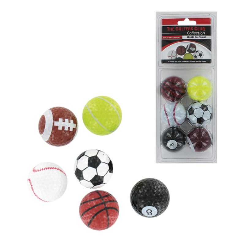 Sports Golfbälle 6er Set