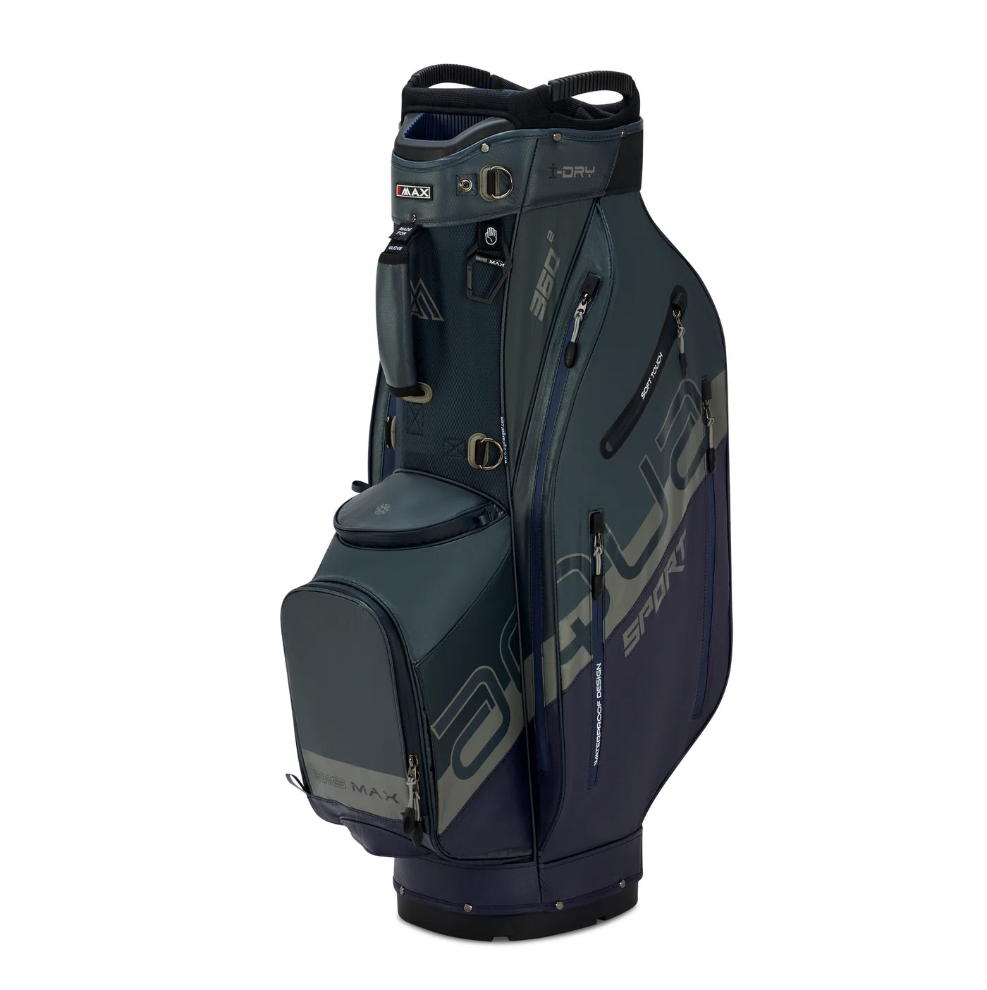 Aqua Sport 360² Cart Bag Steel Blue/Blueberry/Grey