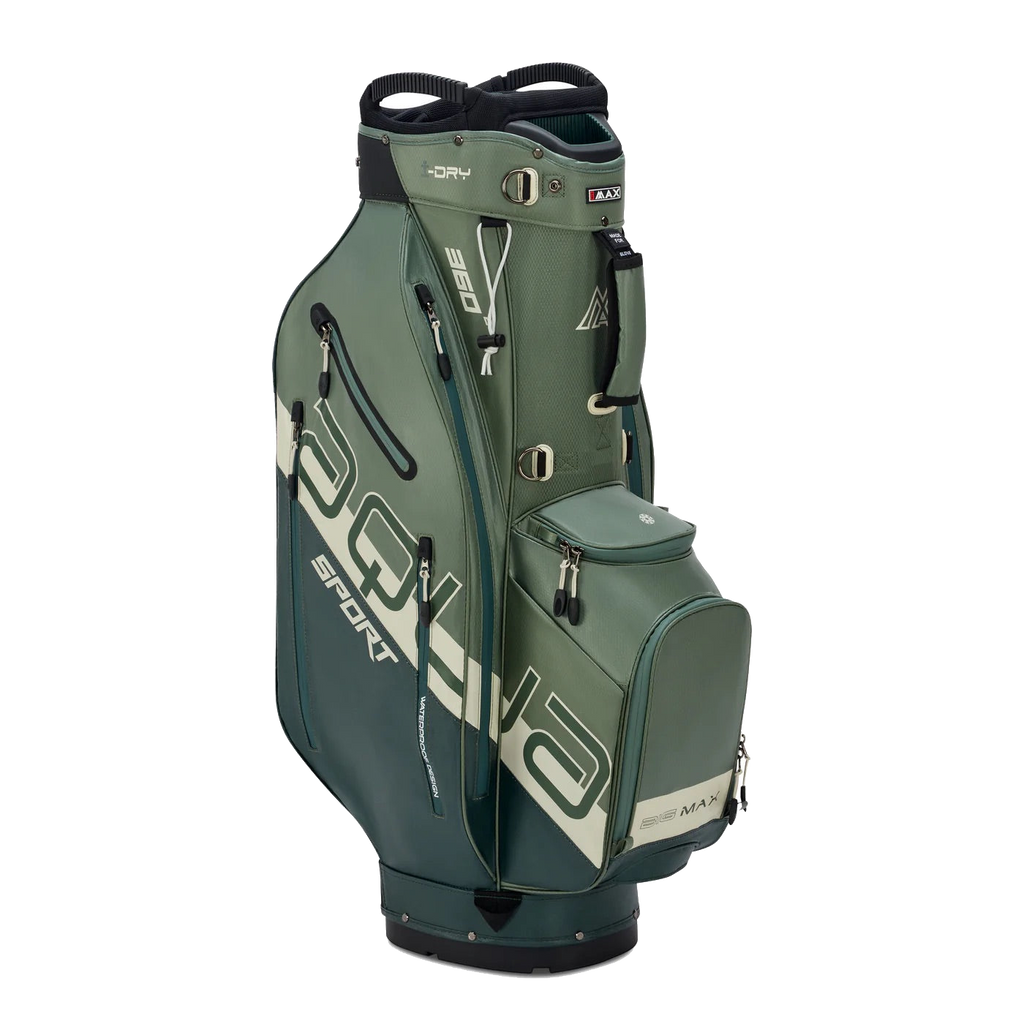 Aqua Sport 360² Cartbag Forest Green/Olive/Weiss