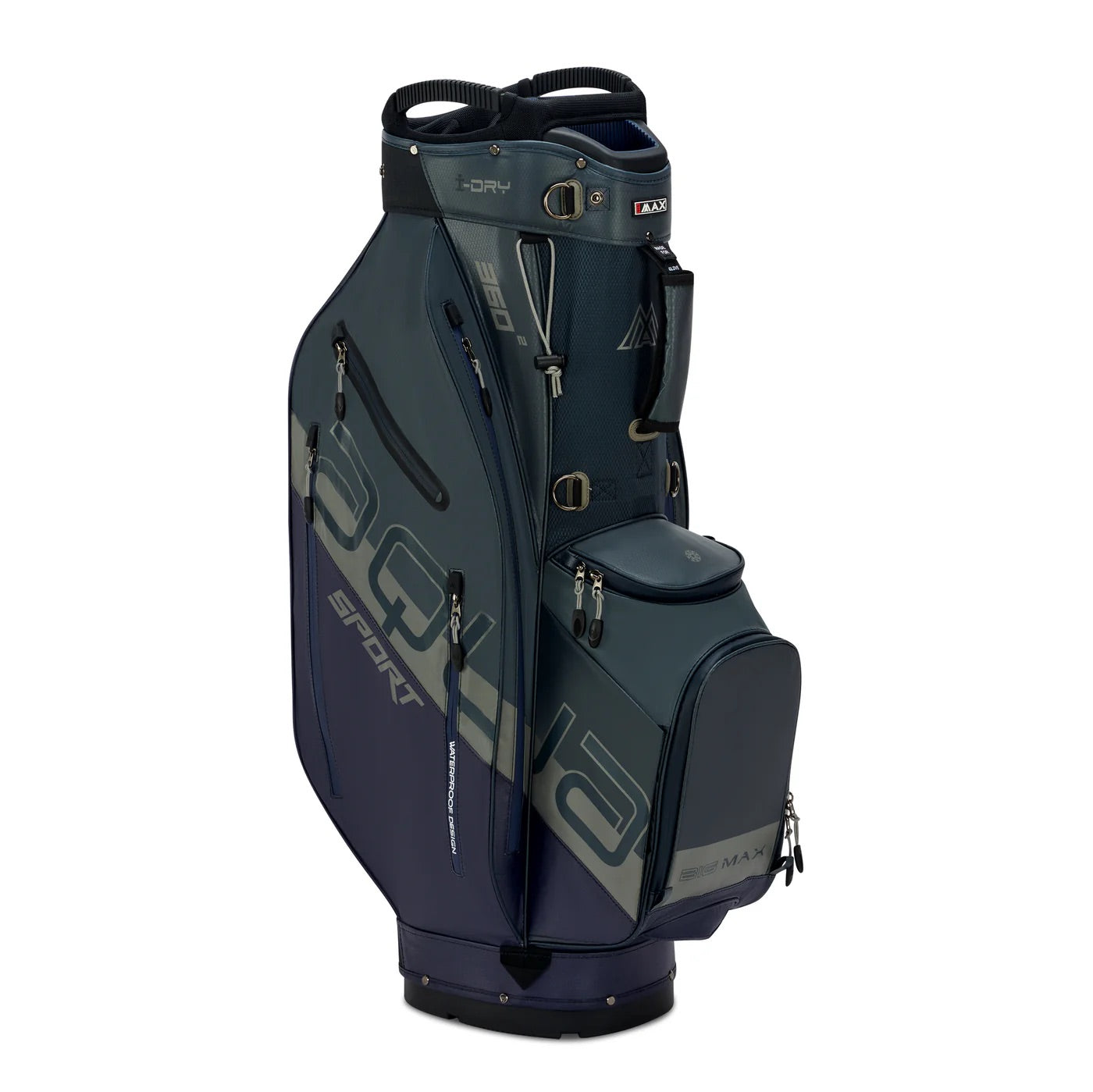 Aqua Sport 360² Cart Bag Steel Blue/Blueberry/Grey