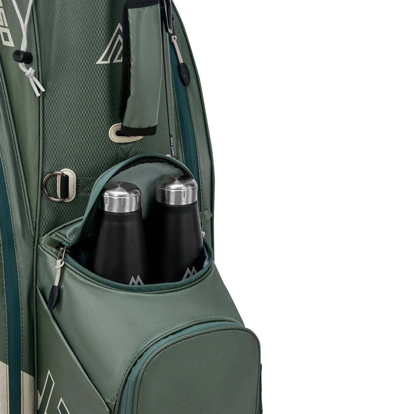 Aqua Sport 360² cart bag Forest Green/Olive/White