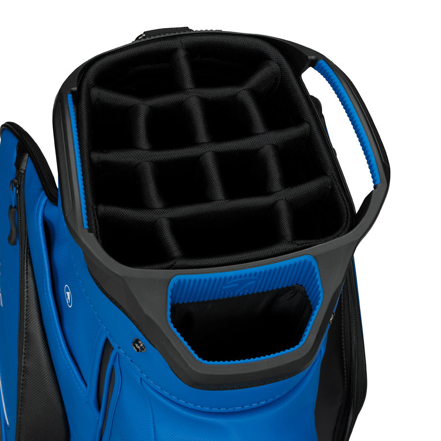 Sac chariot de luxe bleu/noir