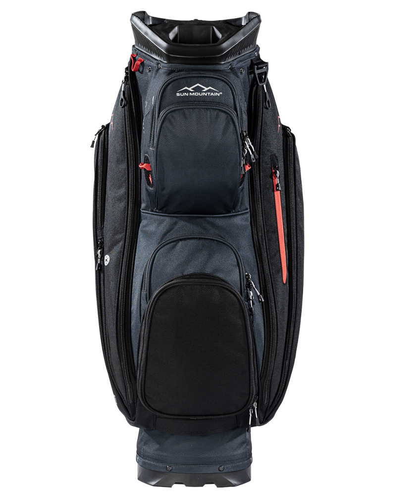 Sac chariot déperlant C100 Steel/noir/rouge