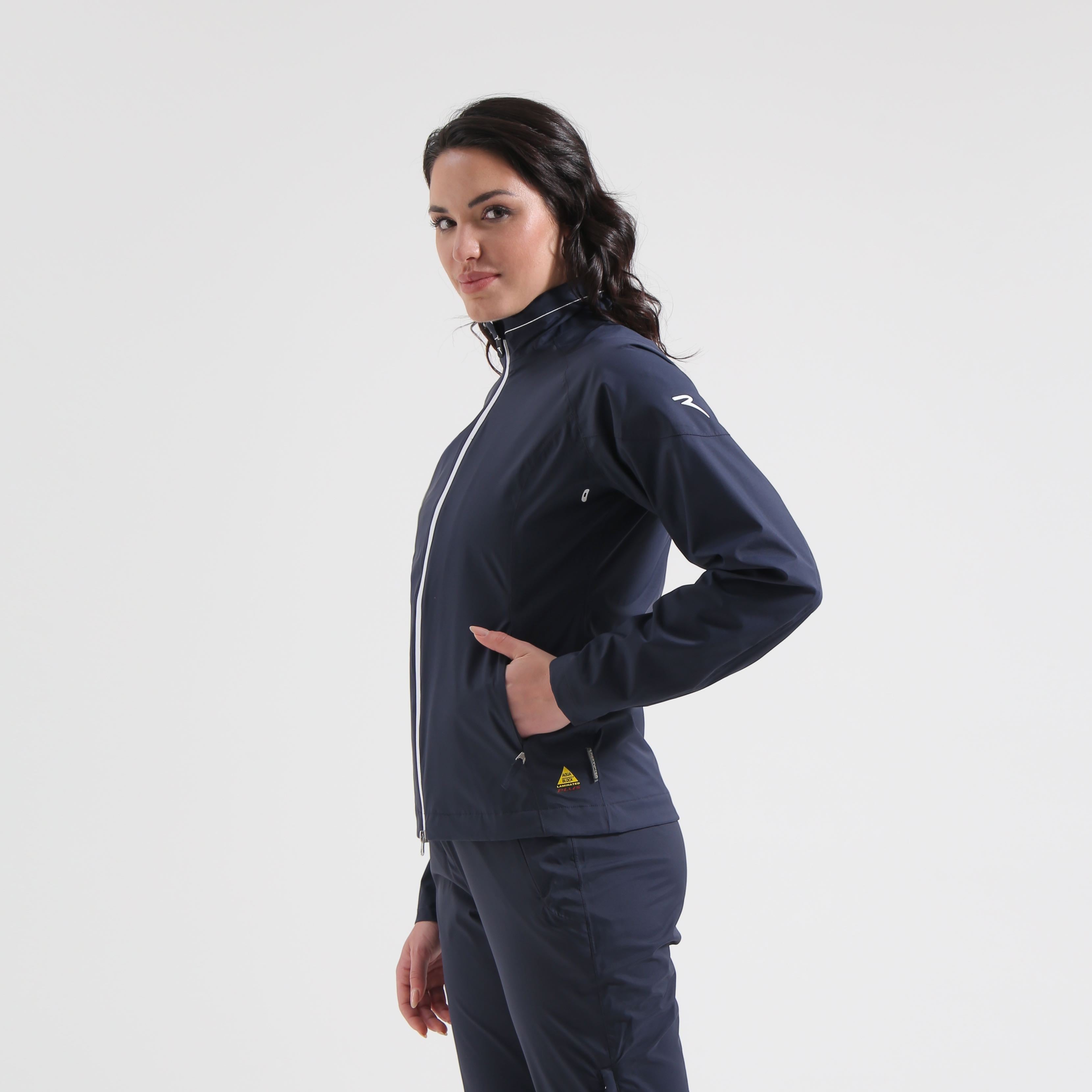 Mastodontic Regenjacke Damen Navy
