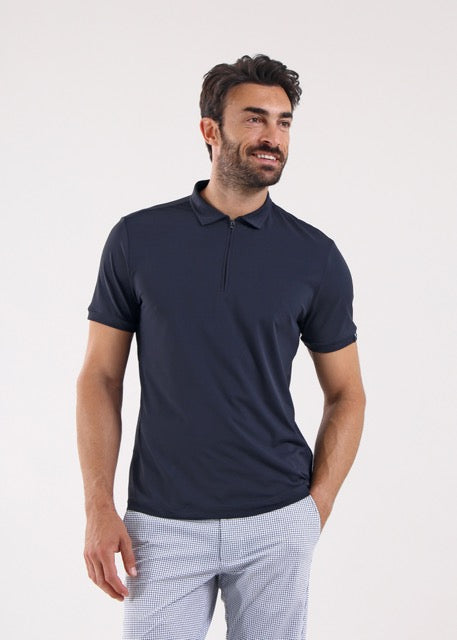 Polo Athos pour homme, bleu marine