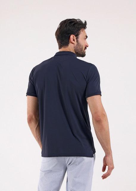 Polo Athos pour homme, bleu marine