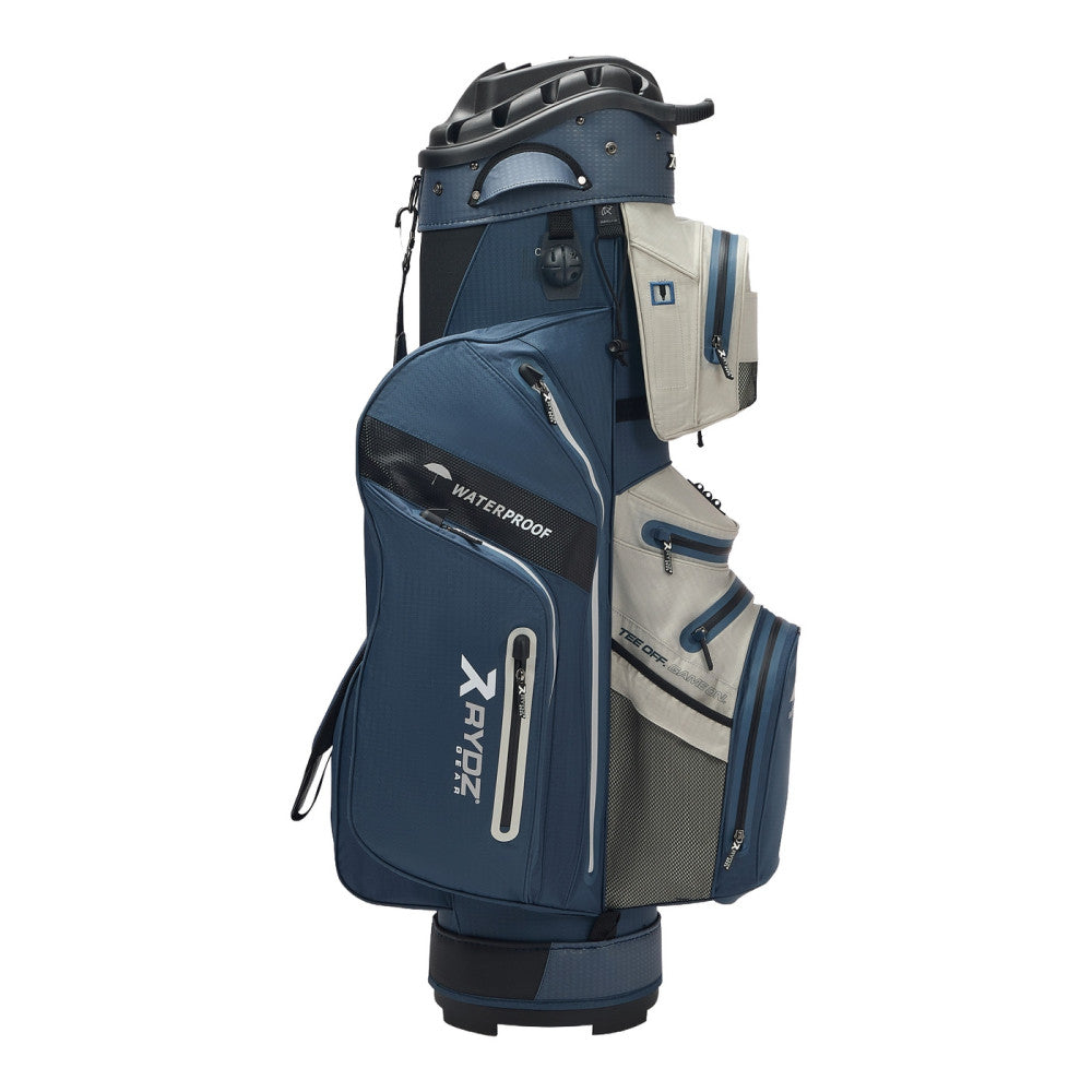 Navigator QO14 Waterproof Cart Bag Navy/Silver