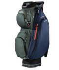C100 Water-Resistant Cart Bag Black/Olive/Inferno