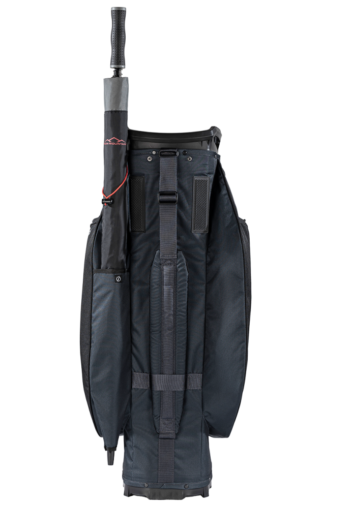 Sac chariot déperlant C100 Steel/noir/rouge