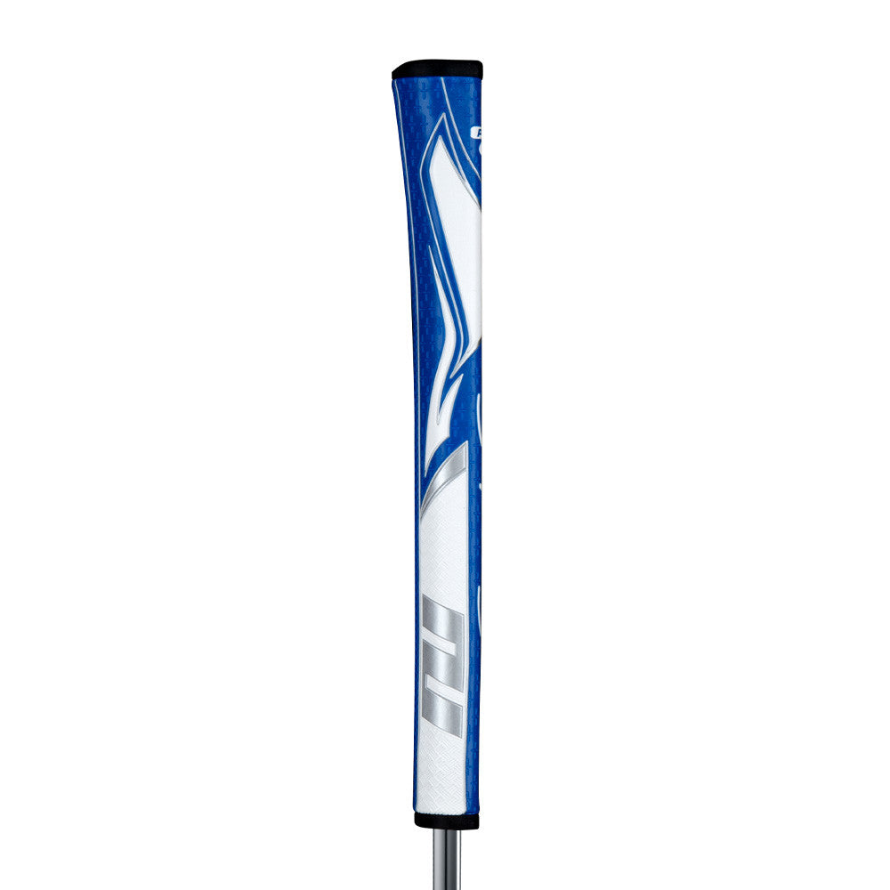 Grip de putter Zenergy Pistol GT Tour 68g bleu-blanc