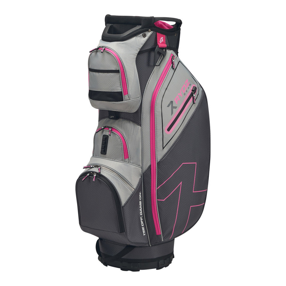 Firestarter Cart Bag Charcoal/Silver/Pink