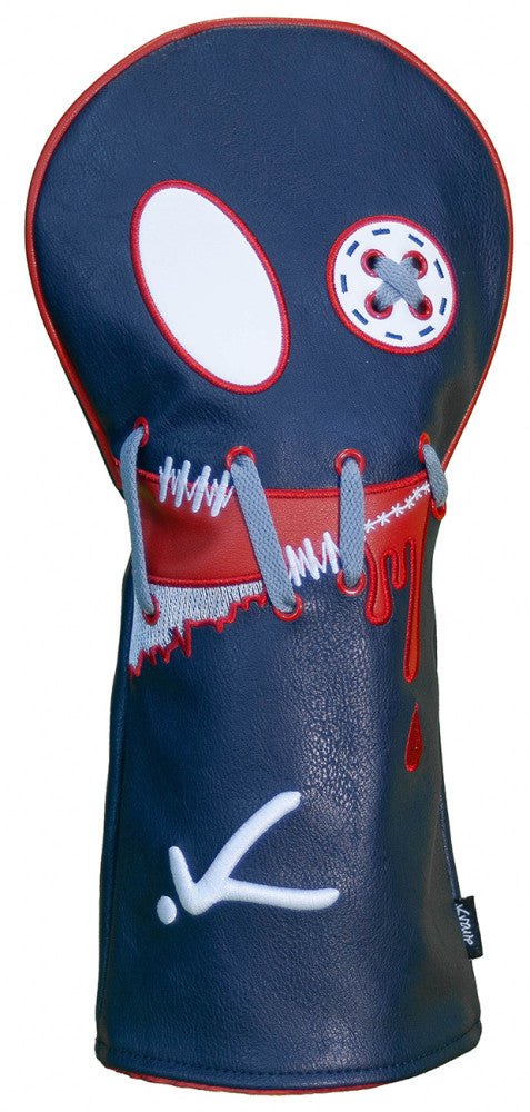 Voodoo Driver Headcover Navy/Rot