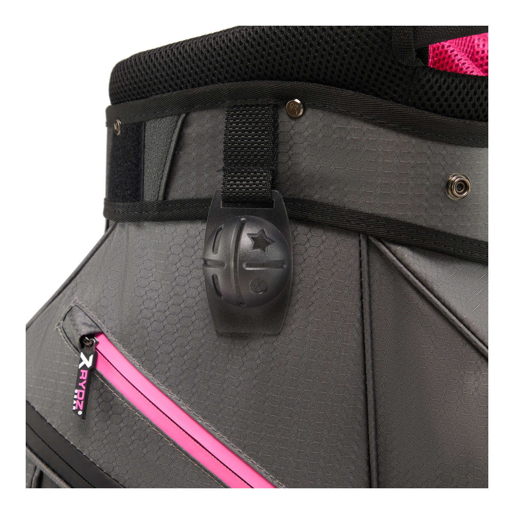 Sac chariot déperlant Firebee gris/noir/rose