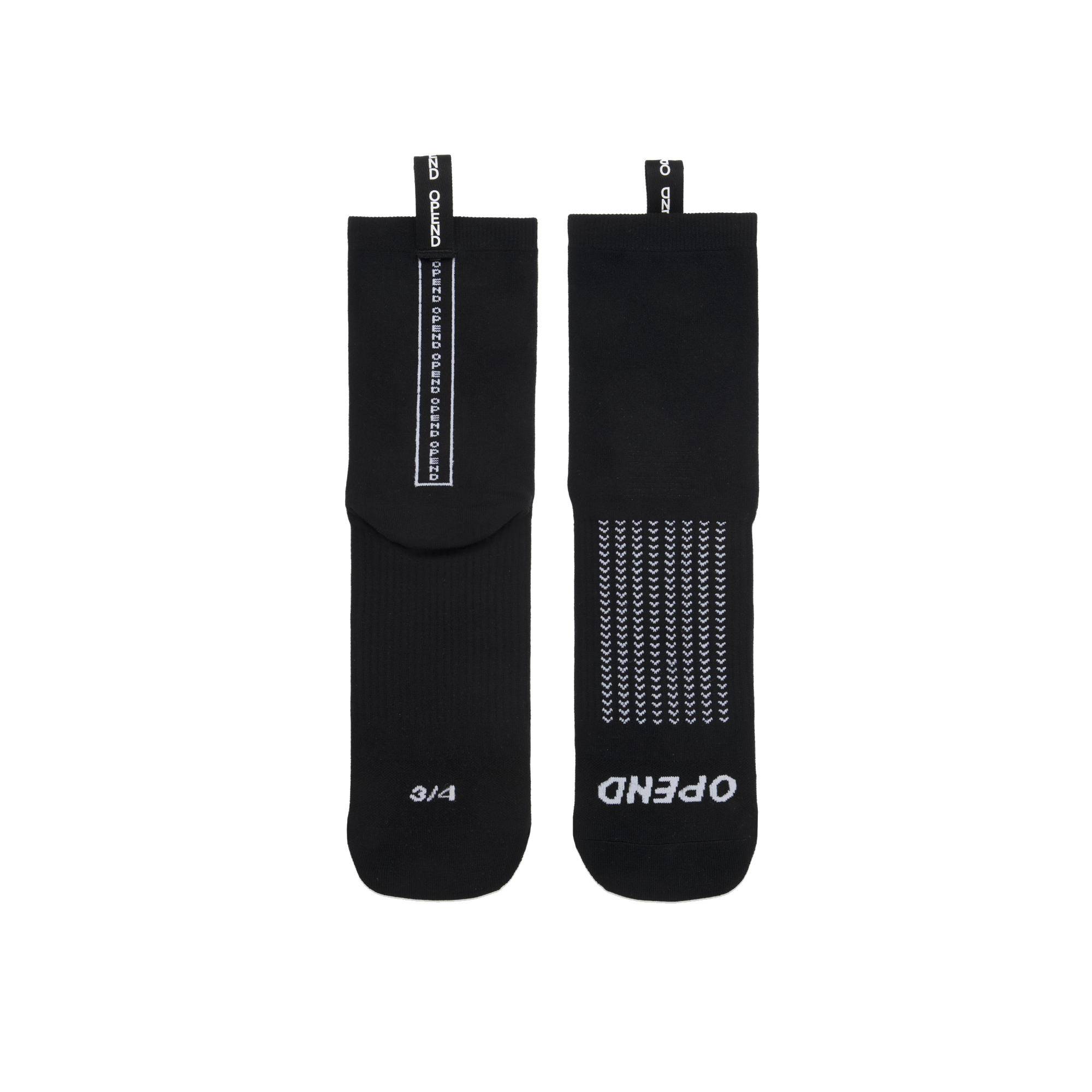 Opend Socken 3/4 Schwarz