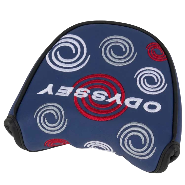 Copritesta per putter con motivo a spirale blu navy