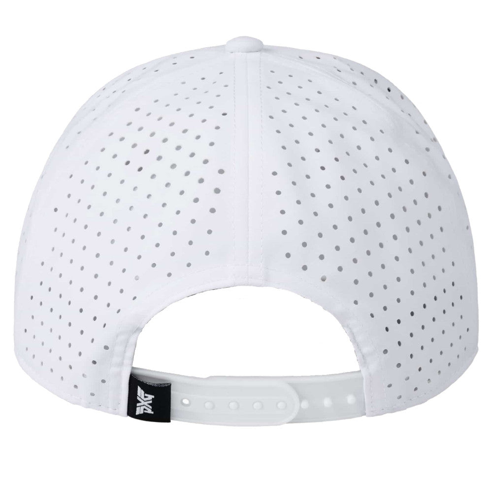 Men's Dog Tag Snapback Cap White/Grey