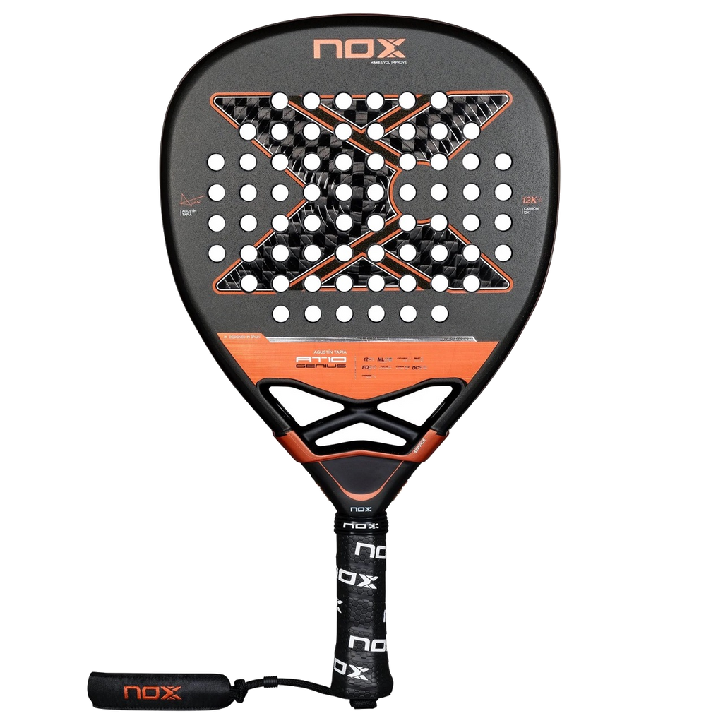 AT10 GENIUS ATTACK 12K by Agustin Tapia padel racket