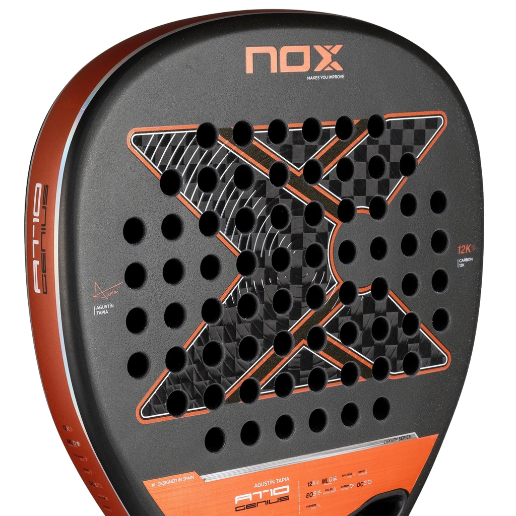 AT10 GENIUS ATTACK 12K by Agustin Tapia padel racket