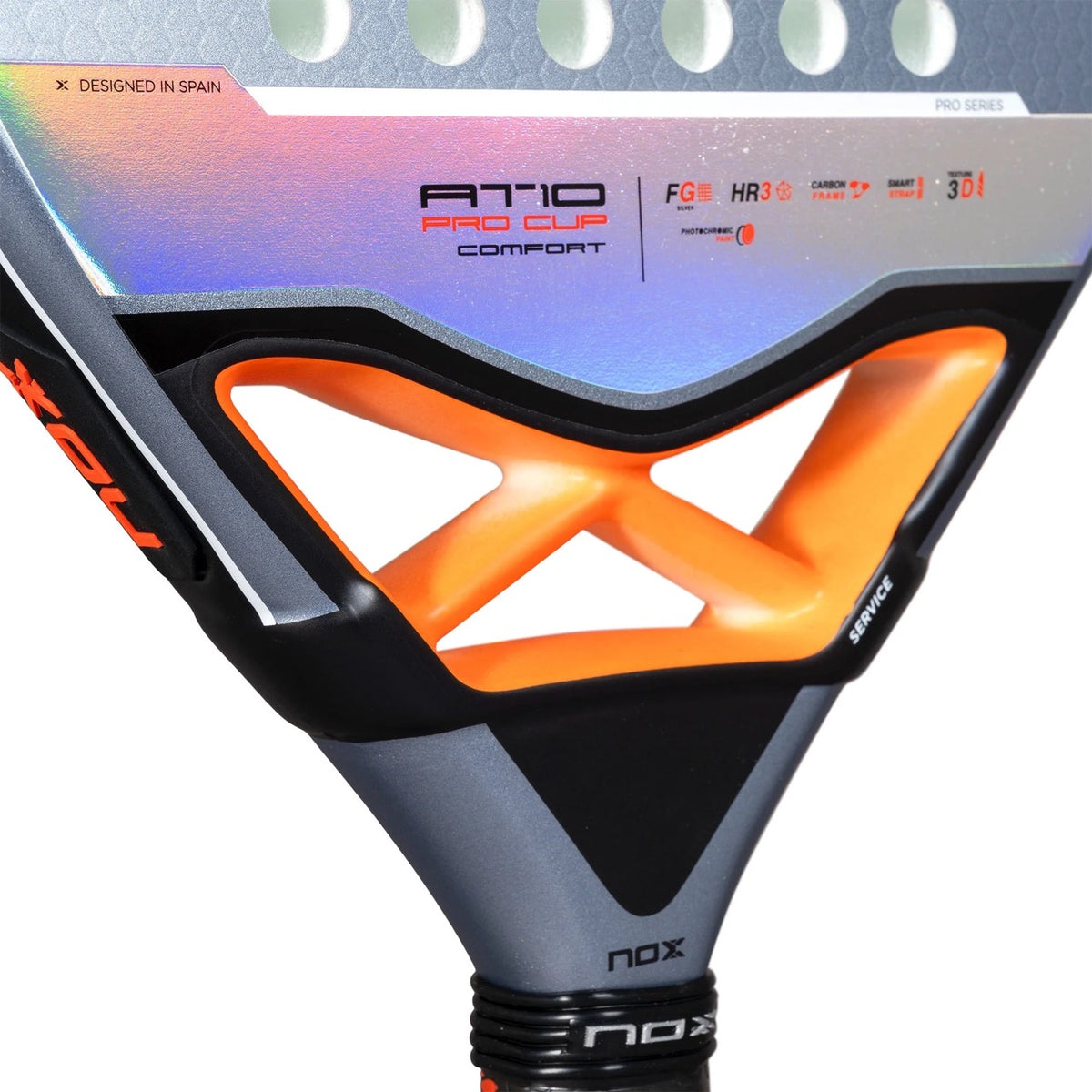 Racchetta da padel AT10 PRO CUP COMFORT di Agustin Tapia