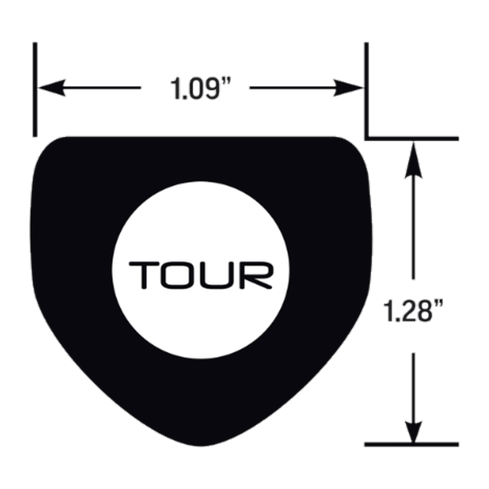 Grip de putter Zenergy Pistol GT Tour 68g bleu-blanc