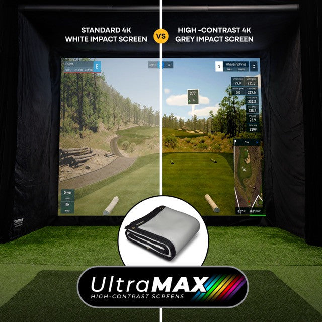 Golfsimulator Enclosure UltraMAX Grau 3,6 x 2,5 x 1,5 m