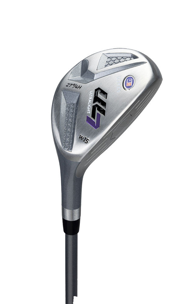 Ensemble de golf pour enfants UL7, 5 clubs, violet, longueur 137–145 cm (54 pouces).