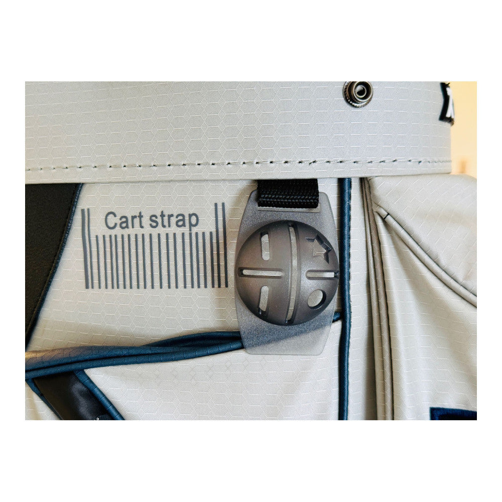 Sac chariot déperlant Big Rick noir/rouge/blanc