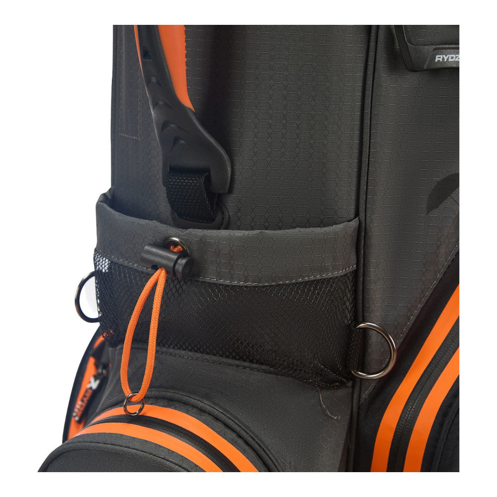 Clipsb 14 Way Waterproof Stand Bag Black/Charcoal/Orange
