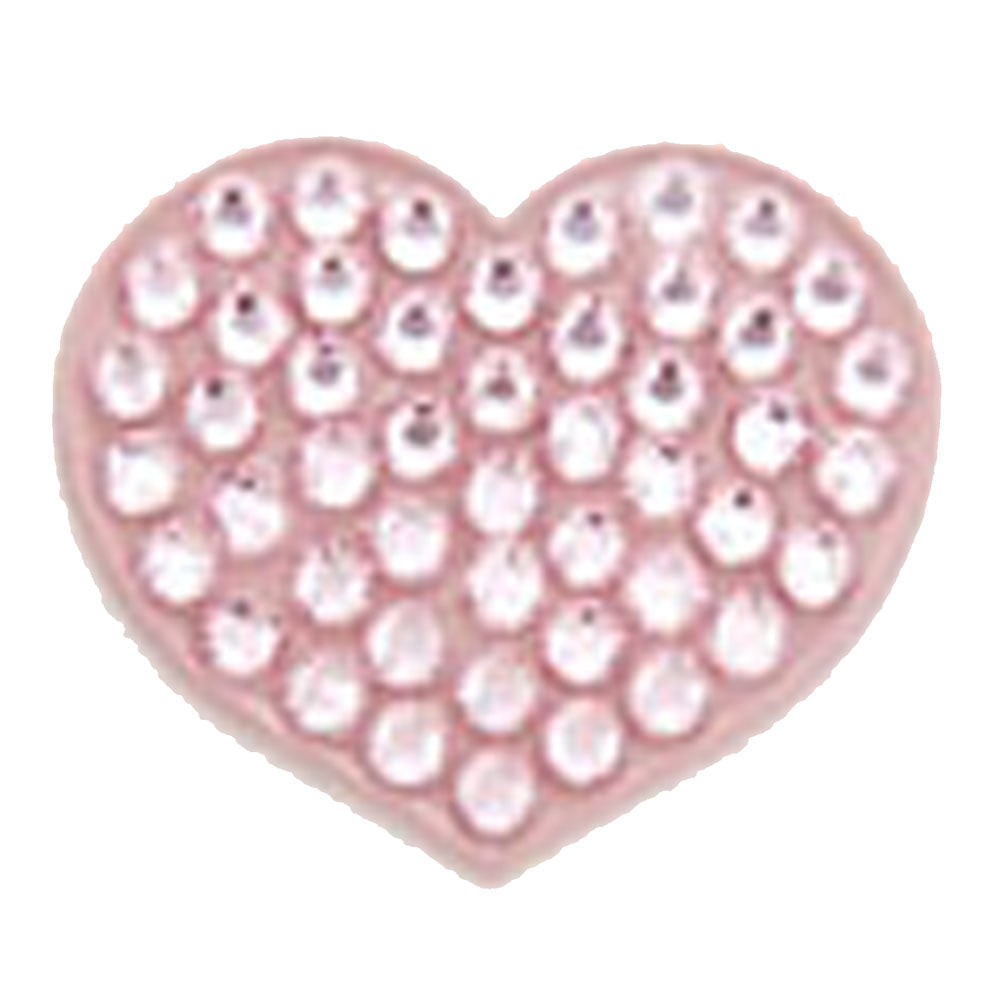 Marqueur de balle Heart Swarovski Crystal cœur rose clair