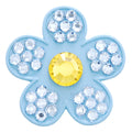 Flowers Swarovski Crystal Ballmarker Blau-Gelb