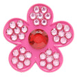 Flowers Swarovski Crystal Ballmarker Pink-Rot