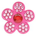 Marqueur de balle Flowers Swarovski Crystal rose-rouge