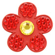 Flowers Swarovski Crystal Ballmarker Rot-Gelb