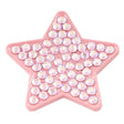 Marqueur de balle Stars Swarovski Crystal étoile rose