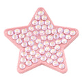 Marqueur de balle Stars Swarovski Crystal étoile rose