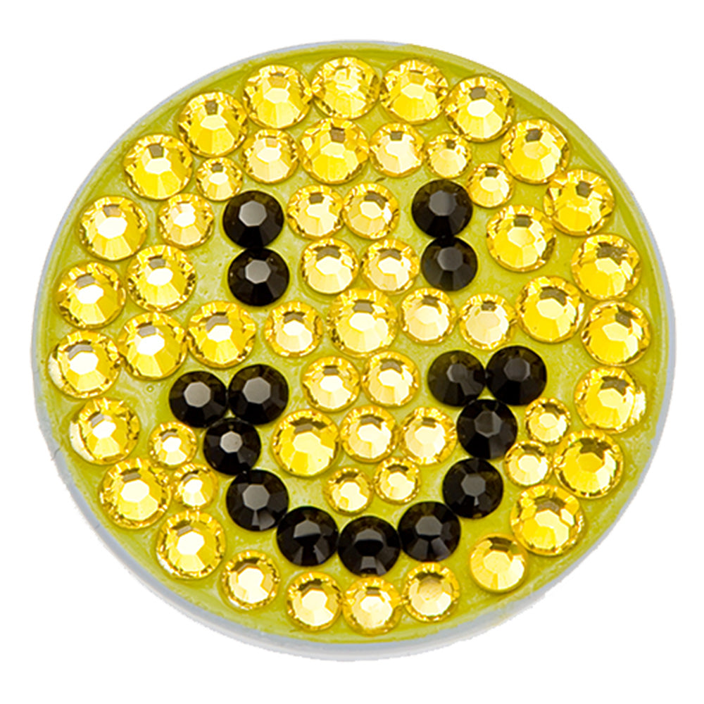 Style Swarovski Crystal Ball Marker Happy Face